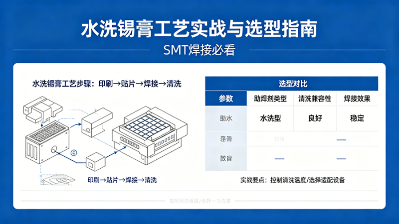 水洗錫膏工藝實戰與選型指南